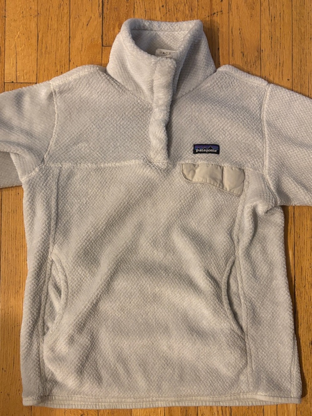 Patagonia Women’s Re-Tool Snap-T Fleece Pullover Jacket - Cream-White - Medium